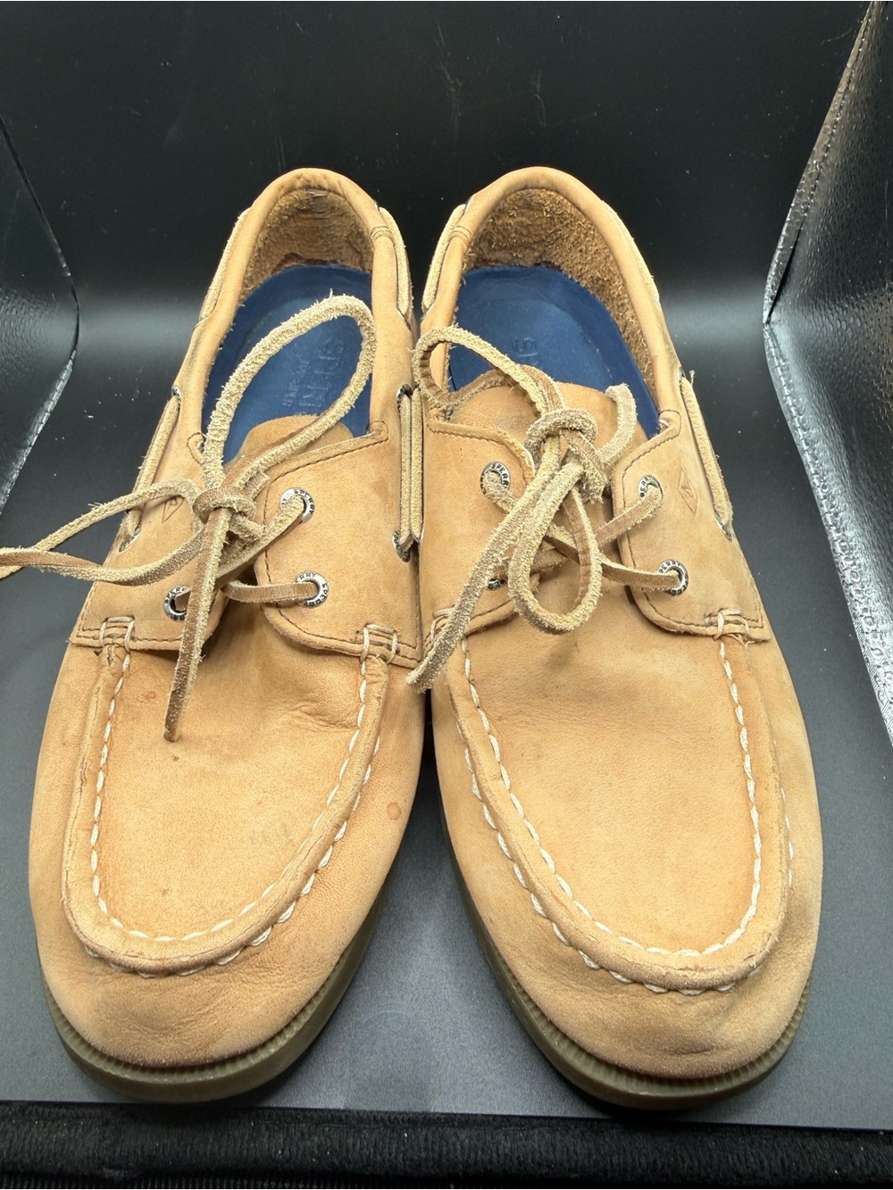 Boy's Suede Boat Shoes in Tan - Classic Casual Style